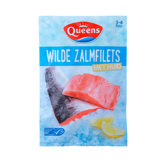 Queens Wilde zalmfilets met huid - Dirk