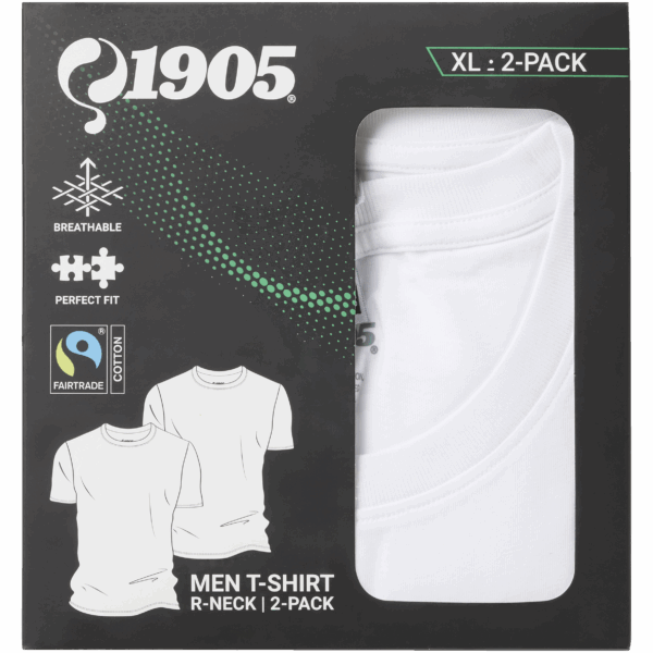Quick Men Basic T-shirt FT Katoen L - PLUS