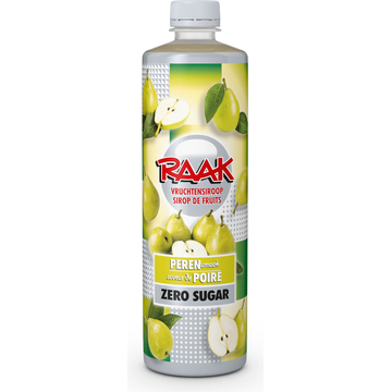 RAAK Vruchtensiroop Peer Zero Sugar 0