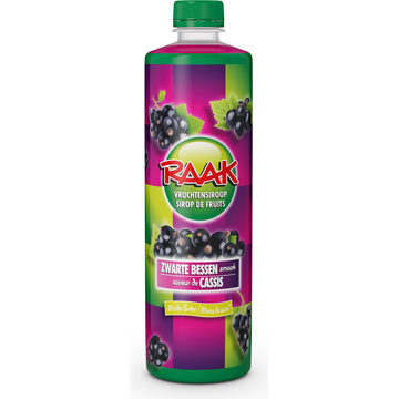 RAAK Vruchtensiroop Zwarte Bessen 0
