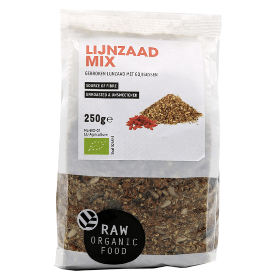 RAW Organic Food Lijnzaadmix chia sesam - Dirk