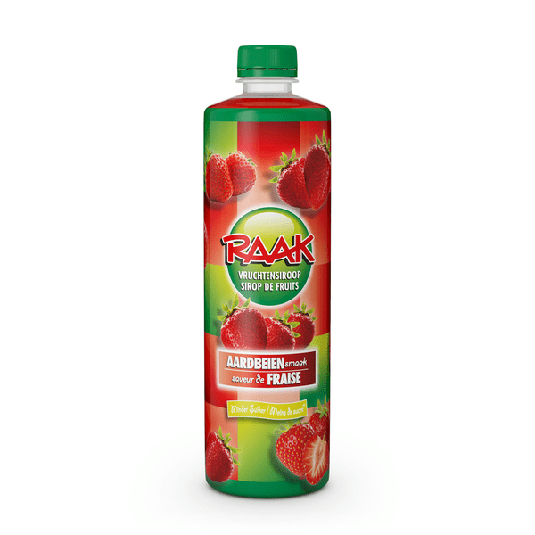 Raak Vruchtensiroop Aardbeien - PLUS