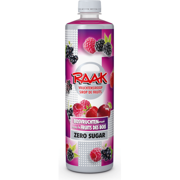Raak Vruchtensiroop Bosvruchten Zero Sugar - JUMBO