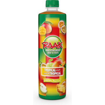 Raak Vruchtensiroop Tropical Fles 750ML - JUMBO