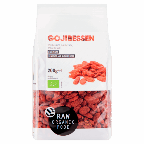 Raw Organic Food Gojibessen biologisch - PLUS