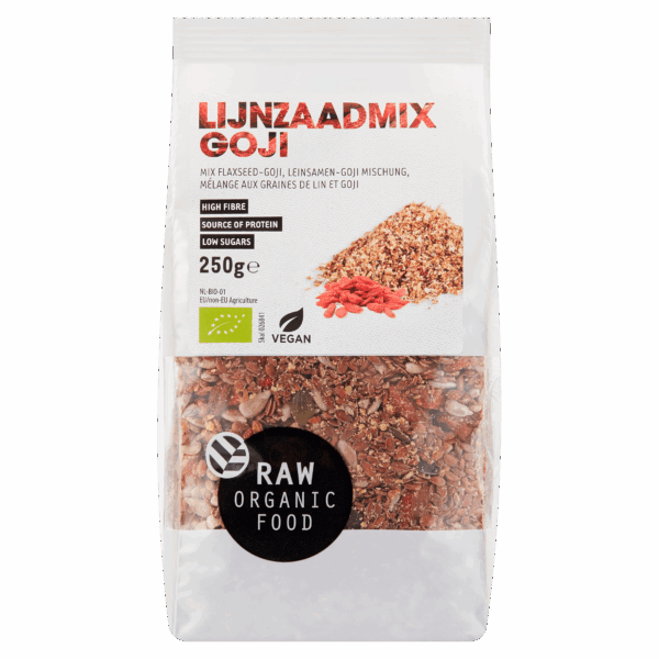 Raw Organic Food Lijnzaadmix Goji Bio - PLUS