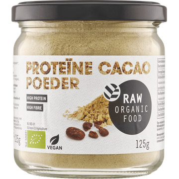 Raw Organic Food Proteïne Cacao Poeder - JUMBO
