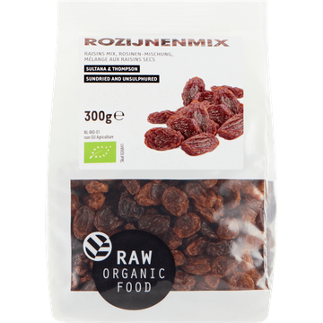 Raw Organic Food Rozijnenmix - JUMBO
