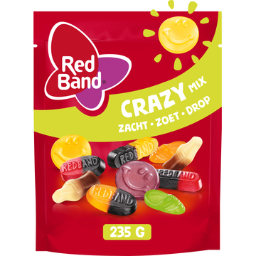 Red Band Crazy Mix Zacht Zoet Drop - JUMBO