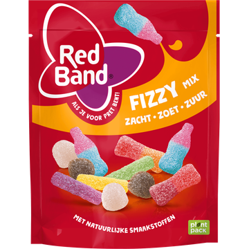 Red Band Fizzy Mix Zacht Zoet Zuur - JUMBO