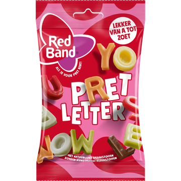 Red Band Pret Letter - JUMBO