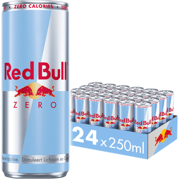 Red Bull Energy Drink Zero Tray - 24 x 250ml - JUMBO