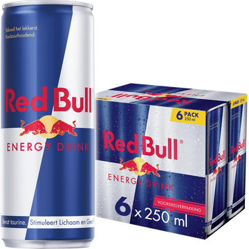Red Bull Energy Drink voordeelverpakking - 6 x 250ml - JUMBO