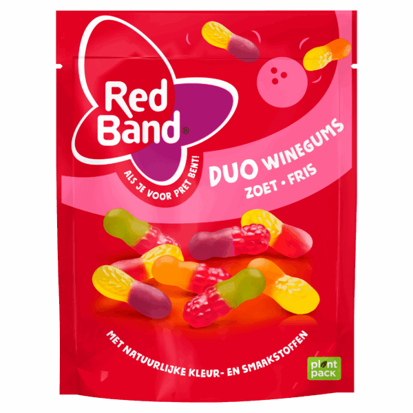 Redband Duo winegums zoet fris - PLUS