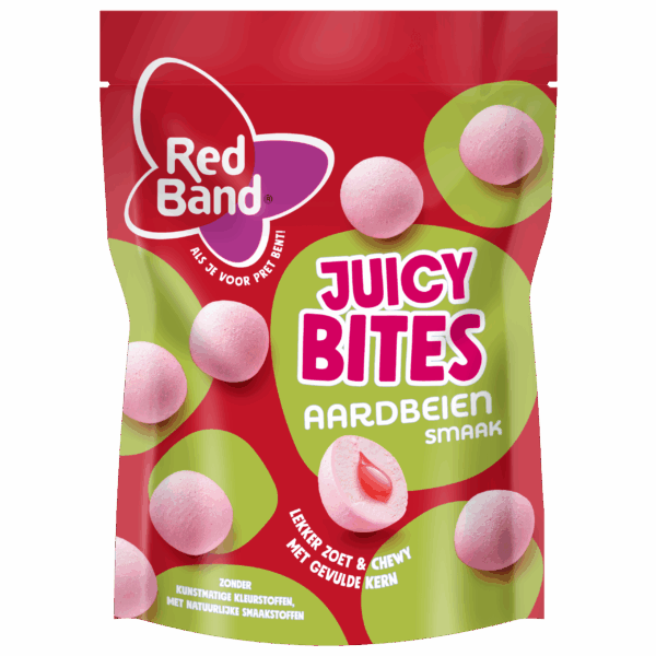 Redband Juicy bites aardbei - PLUS