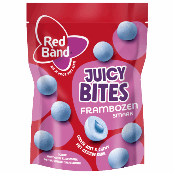 Redband Juicy bites framboos - PLUS