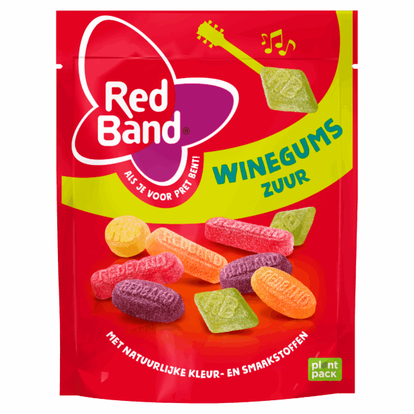 Redband Winegums zure mix - PLUS