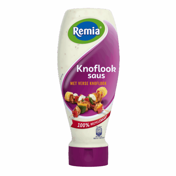 Remia Knoflooksaus Topdown - PLUS