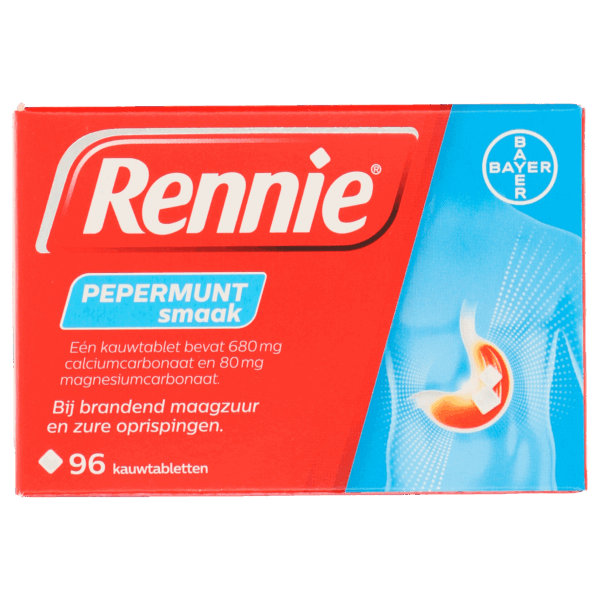 Rennie Maagtabletten Pepermunt - PLUS