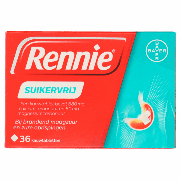 Rennie Maagtabletten suikervrij - PLUS