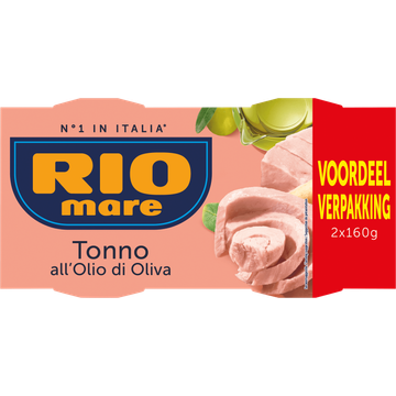 Rio Mare Tonijn in olijfolie 2x160g - JUMBO