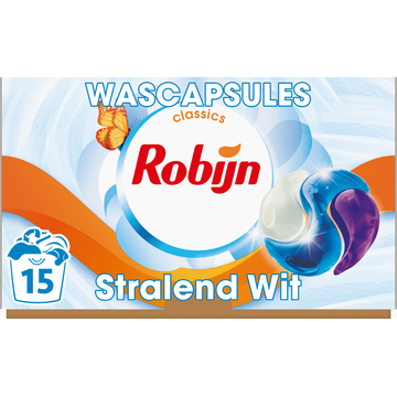 Robijn Classics 3-in-1 Wascapsules Stralend Wit - JUMBO