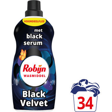 Robijn Klein & Krachtig Classics Black Velvet Wasmiddel Voordeelfles - JUMBO