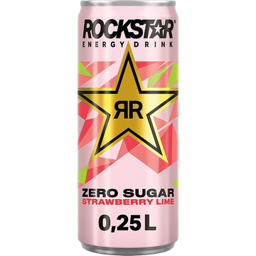 Rockstar Refresh Energy Drink Strawberry Lime Flavour - JUMBO