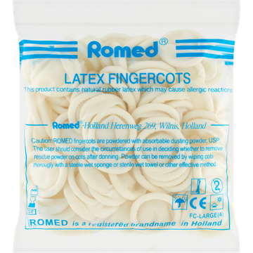 Romed Vingercondooms Maat L 100 Stuks - JUMBO