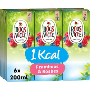 Roosvicee 1KCAL Framboos & Bosbes - JUMBO