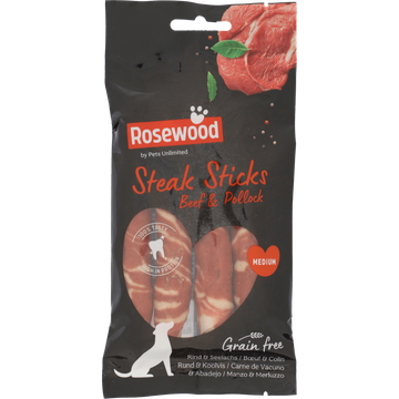 Rosewood Steak Sticks Medium Beef - JUMBO