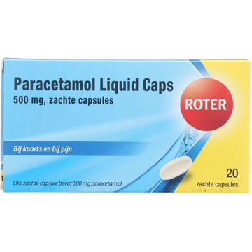 Roter Paracetamol Liquid Caps 500 mg - JUMBO