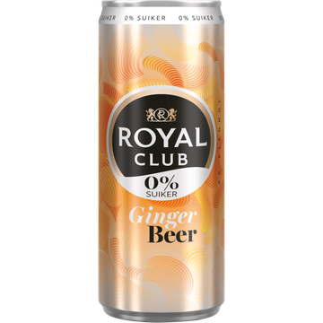 Royal Club Ginger Beer 0% Suiker Blik 0