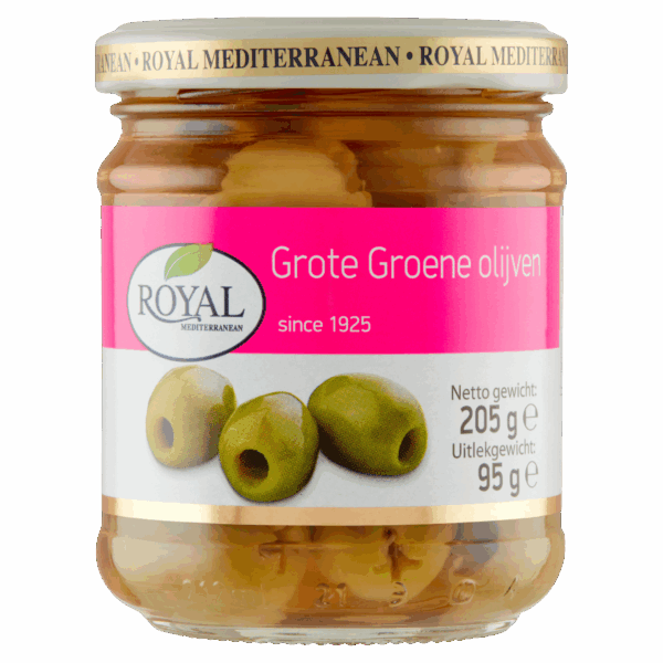 Royal Grote Groene Olijven - PLUS
