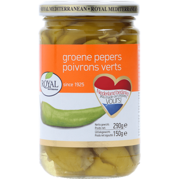 Royal Mediterranean Groene Pepers - JUMBO