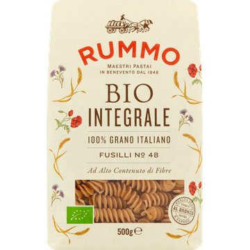 Rummo Bio Volkoren Fusilli N° 48 - JUMBO