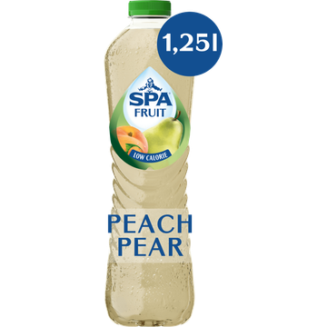 SPA FRUIT Niet-Bruisende Fruitige Frisdrank Peach Pear - JUMBO