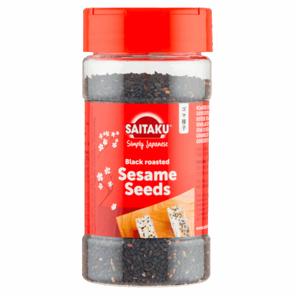 Saitaku Roasted Black Sesame Seeds - PLUS