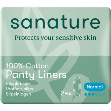 Sanature 100% Katoenen Inlegkruisjes Normal 24 Stuks - JUMBO