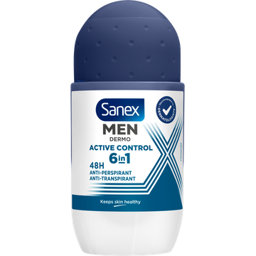 Sanex Men Active Control 48h Anti Transpirant Deodorant Roller - JUMBO