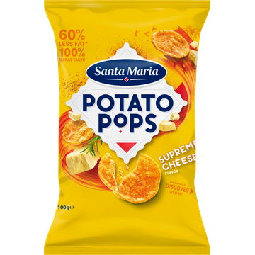Santa Maria Potato Pops Supreme Cheese Flavor - JUMBO
