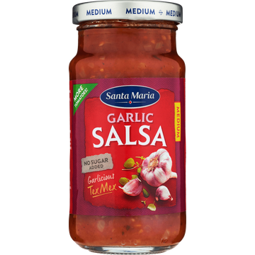 Santa Maria Salsa Garlic Medium - JUMBO