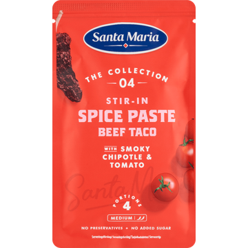 Santa Maria Stir-in Spice Paste Beef Taco - JUMBO