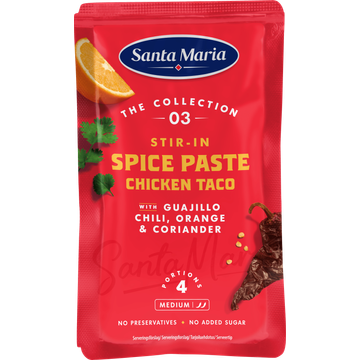 Santa Maria Stir-in Spice Paste Chicken Taco - JUMBO