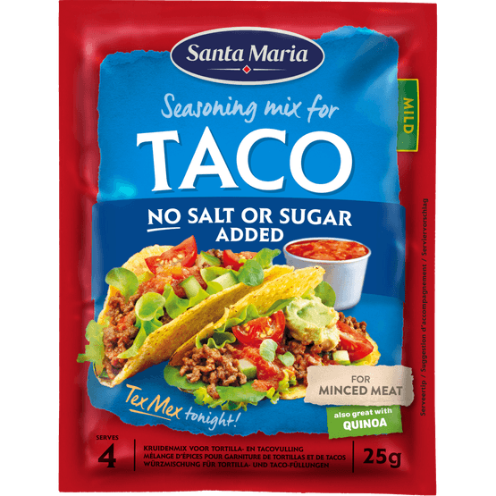 Santa Maria Taco mix geen zout & suiker - Dirk