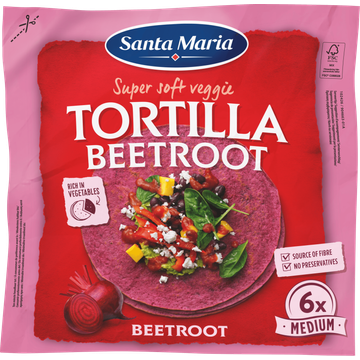 Santa Maria Tortilla Wrap Bieten Medium (6-pack) - JUMBO
