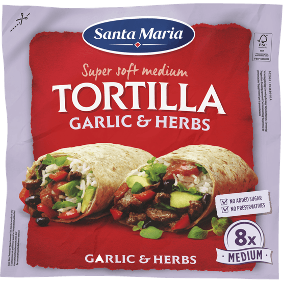 Santa Maria Tortilla garlic-herbs - Dirk