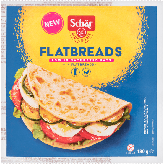 Schär Flatbreads glutenvrij - Dirk