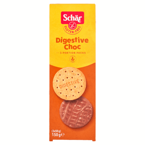 Schär Glutenvrije Digestive chocolate - PLUS