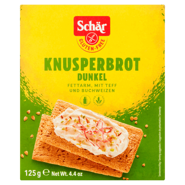 Schär Knusperbrot dunkel glutenvrij - PLUS